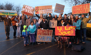 Strike at the Sakuma Brothers Berry Farm in Washington