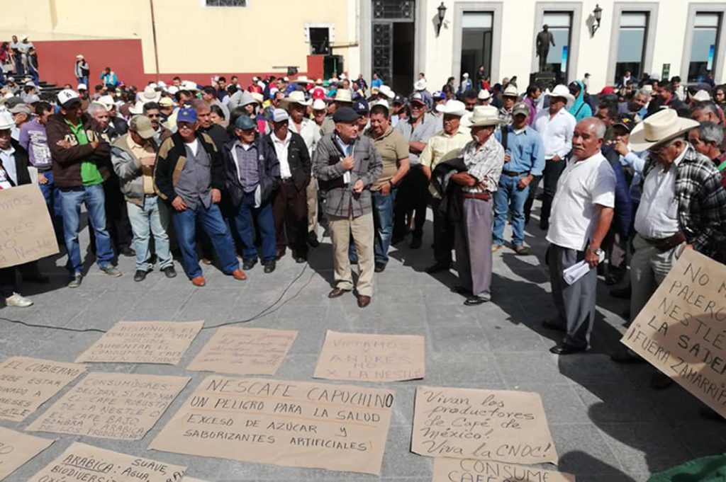 CNOC Farmer Members Protest Nestle on the Streets