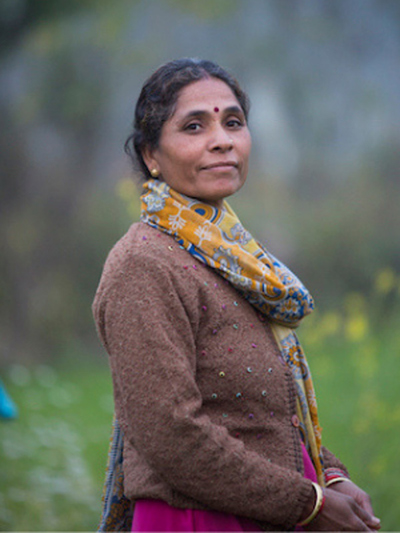 Farmer Neema Sati, India - Photo by Sue Price